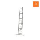 Echelle transformable 3 plans Escalux - Nombre d'échelons au choix