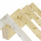 Vis à bois structurelle tête plate dimensions au choix