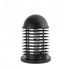 Balise de jardin noire verno 1 ampoule h29 cm