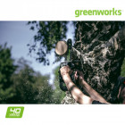 Elagueuse brushless greenworks 40v - 25 cm - sans batterie ni chargeur - gd40tcs