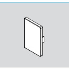 Embout de fermeture pour Plinthe Electrique Appareillable PVC 65 x 130 mm