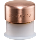 Embouts simplex avec douille plastique dur, ø 40, cuivre