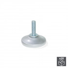 Vérin de réglage pour pied de meuble circulaire M6 diamètre 35 mm hauteur 34 mm (par 20)