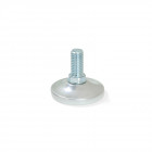 Vérin de réglage pour pied de meuble circulaire M10 diamètre 43 mm hauteur 37 mm (par 10)