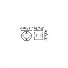 Encastrable de jardin inox suria h12,5