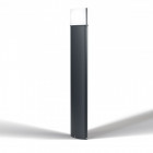 Endura style elyptique borne extérieure 13 watt elyptique 90 cm gris