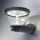 Endura style lanterne applique extérieure solaire 5 watt gris