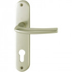 Ensemble aluminium embouti san diégo entraxe 165 mm noir mat clé i