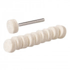 Ensemble de roues de polissage en feutre pour outil rotatif 11 pcs - 13 mm de diamètre