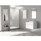 Meuble de salle de bain 80cm bloc 14 - ensemble blanc
