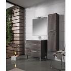 Ensemble de salle de bain ecija 80 cm bois foncé