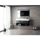 Ensemble de salle de bain future 04 120cm noir
