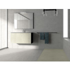 Ensemble de salle de bain gant 26 100cm noir et ciment