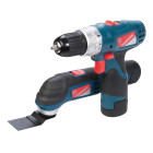 Ensemble outil multifonction et perceuse-visseuse Silverstorm 10,8 V - 10,8 V