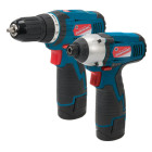 Ensemble Perceuse-visseuse et Visseuse à chocs Silverstorm 10,8 V - 10,8 V