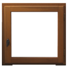 Fenêtre 1 vantail en bois   hauteur 115 x largeur 80 tirant droite (cotes tableau)