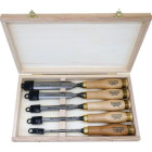 Coffret de 5 ciseaux de sculpteur - Manche bi-matière - EMILE PEYRON - 1111PL