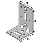 Equerre renforcée 90x60x60x1,5 Alsafix - ER08050515