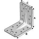 Equerre renforcée 90x90x65x2,5 Alsafix - ER09090625