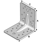 Equerre renforcée 100x100x90x3,0 Alsafix - ER10100930