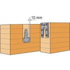 Etriers à queue d'aronde dimensions au choix