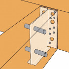 Broches STDG pour connecteur à âme intérieure finition galva à chaud Simpson (x50 ou x100)