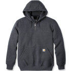 Sweat à capuche Rain Defender quart de zip - T.L - Gris carbone - CARHARTT - S1100617026L