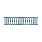 Grille passerelle en inox a15 long.1mètre - pmr pour caniveaux mea larg.utile 100mm