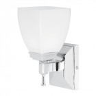 Applique shirebrook, chrome et verre