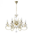 Chandelier doré classic 6 ampoules 90 cm