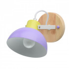 Applique murale multicouleur megapolis 1 ampoule 25 cm