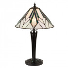 Lampe 1 ampoule astoria, verre et métal