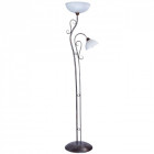 Lampadaire marron country 2 ampoules 170 cm
