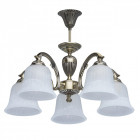 Plafonnier laiton classic 5 ampoules 36 cm