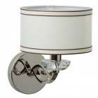 Applique murale chromée elegance 1 ampoule 28 cm