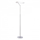 Lampadaire chromé megapolis 1 ampoule 178 cm