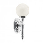 Applique dryden4, chrome et verre