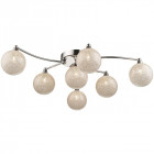 Plafonnier transparent blackpool 7 lumières