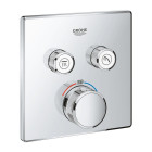 Façade avec mitigeur thermostatique grohtherm smartcontrol 2 sorties grohe