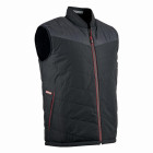 Gilet de travail bodywarmer matelassé réversible FACOM Flag Noir/Rouge Taille XXXL - FXWW5010E-XXXL
