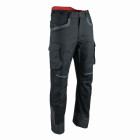 Pantalon stretch FACOM Runner Noir/Gris/Rouge Taille 54 - FXWW1001E-54