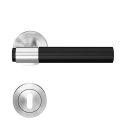 Poignée de porte Studio Select BBO Rosace 3 pièces - Inox satiné - C. 7 mm - KARCHER DESIGN - ER90A1 BB0 71