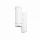 Aplique murale de jardin blanche steps 2 ampoules