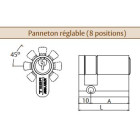 Cylindre tesa te5 nickel - 503l