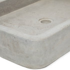 Vasque à poser rectangulaire pierre naturelle atlas gris 60x40x10 cm