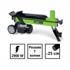 Fendeur de bûches horizontal vito 2900w - bûches logueur 52cm - largeur 25cm  - pression 7 tonnes