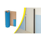 Kit anti pince doigts GAROMIN Feu N°1 WATTELEZ 7 soufflets 1400 mm + rail + vis+ adh - Gris - 606011G