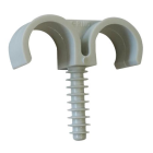 Fixation de gaines et tubes ING FIXATION Fix-ring double - Ø 28 mm - Boîte de 50 - A301900