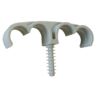 Fixation de gaines et tubes ING FIXATION Fix-ring Quadruple - Ø 25 mm - Boîte de 50 - A302600