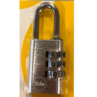 Cadenas gris 28mm, idéal pour les sacs à dos, cartables, trousses,casiers, vestiaires - fichet